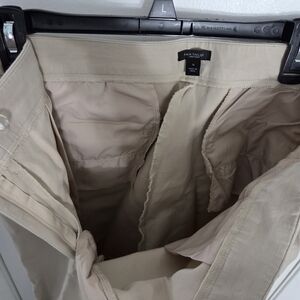 Ann Taylor Factory Tan Ankle Pants – Size 14 – Cuffed Hem – Workwear